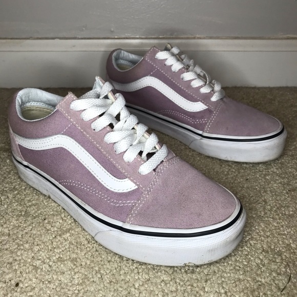 lavender vans old skool